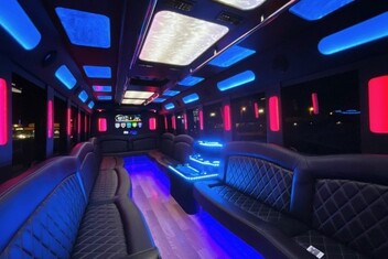 Allentown Limousine Bus Interior