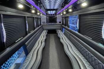 Allentown Party Bus Interior
