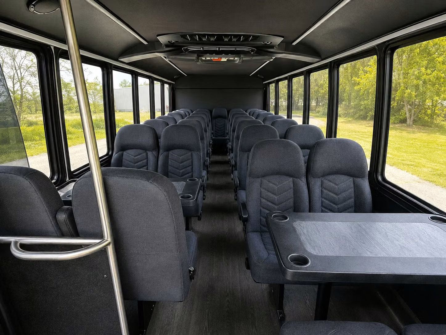 18 passenger minibus interior
