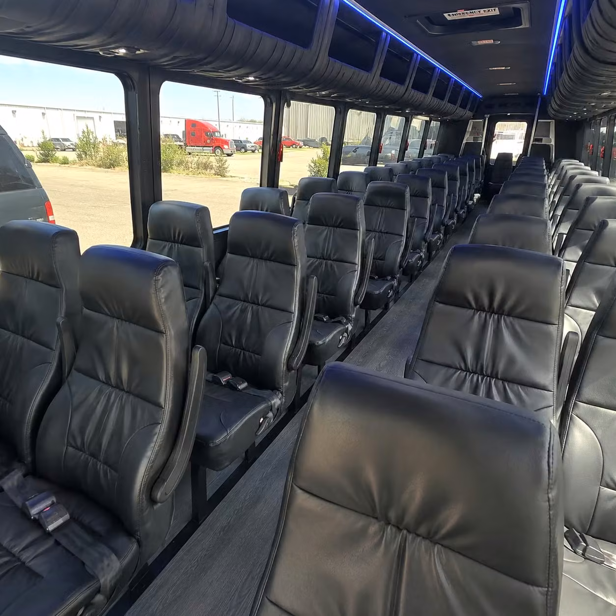 35 passenger minibus inside