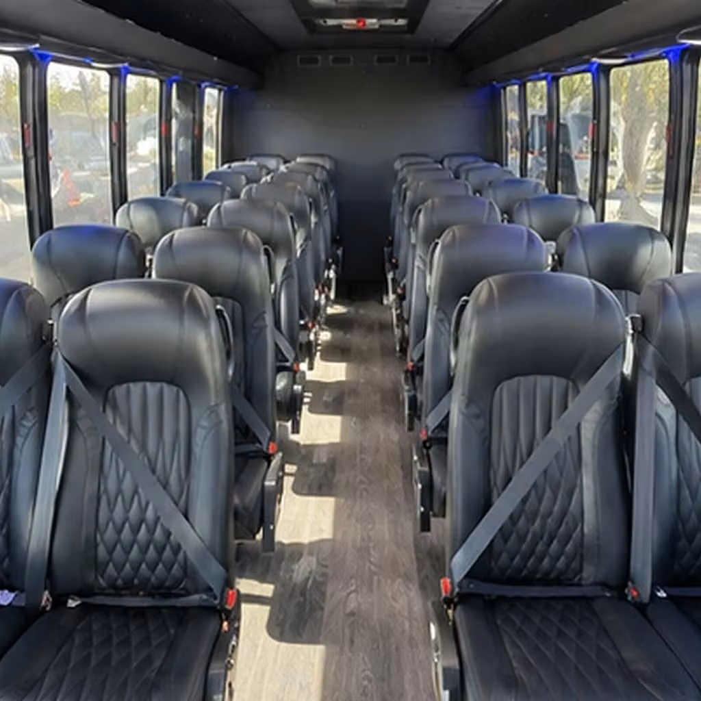 35 passenger minibus interior
