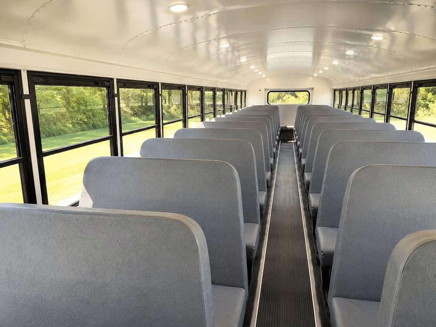 school bus interior